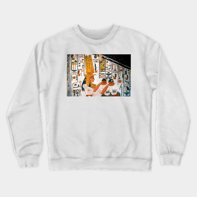 Queen Nefertari (E905/0405) Crewneck Sweatshirt by SciencePhoto